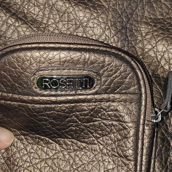 Rossetti brown crossbody bag with multiple pockets - Picture 2 of 8